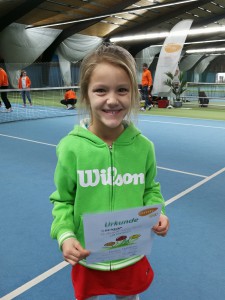 Marlene nach der Siegerehrung